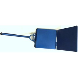 Made in Mexico Blue Manual Flower/Corn All Metal Tortilla Maker Press 10x10 inch Square