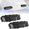 SAUTVS 2PCS UTV Windshield Vents Self Install Kit Windscreen Ventilation