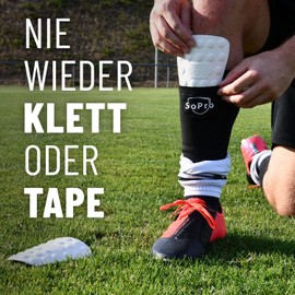 SoPro 1 Pair of Shin Pads Holder Football for Children and Adults - Non-Slip Shin Pad Holder - Shin Pads Holder Socks - Shin Pads Holder Football