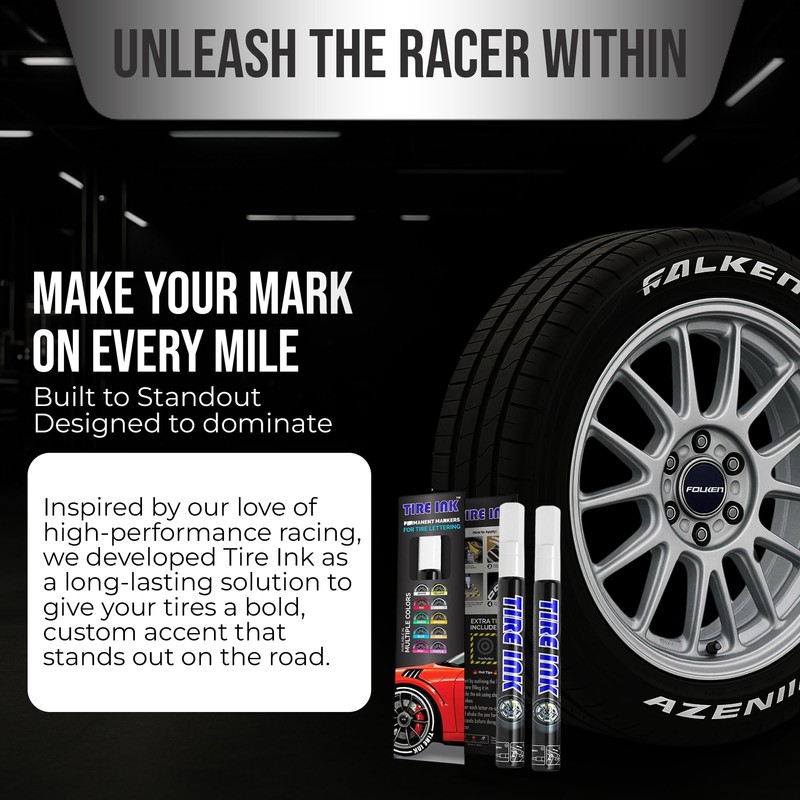 Tire Ink Color Tire Paint Pen - Waterproof Permanent Paint