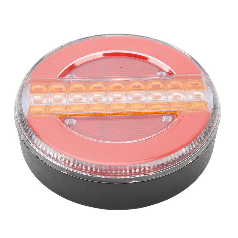 LED Round Trailer Tail Light 1200LM Stop Brake Turn Reverse