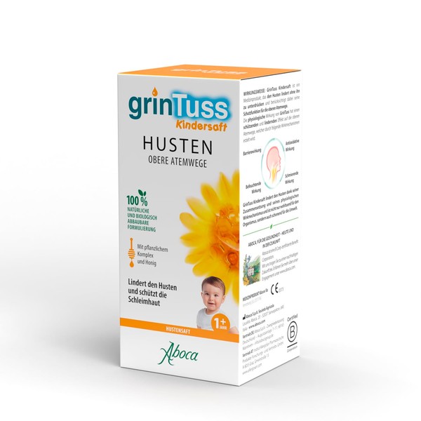 GrinTuss cough syrup for children, 210 g, relieves the cough