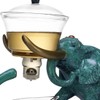 Mozeo Heat-resistant Kungfu Glass Tea Set with Heater Attract Water