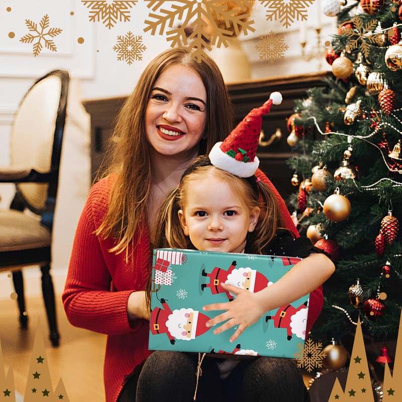 Cherubfunz Christmas Wrapping Paper (4 Rolls: 93 sq. ft. ttl)