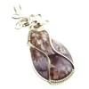 Super 7 Gemstone Sterling Silver Wire Wrapped Pendant