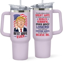 Gifts for Wife from Husband - Wedding Anniversary, Birthday Gifts for Wife, Mothers Day Gifts for Wife, Christmas Gifts for Wife - Wife Gifts - Romantic I Love You Gifts for Her - 40 Oz Purple Tumbler