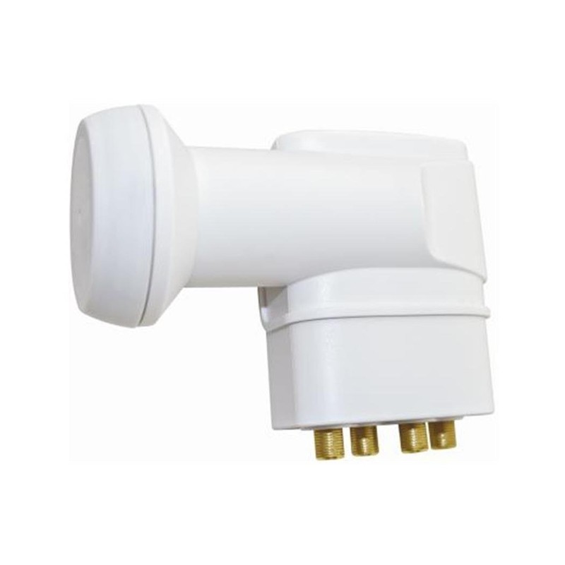 MegaSat 0401098 HD-Profi Quattro LNB White