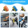 24Pcs Car Polishing Pads for Drill, 3Inch/80mm Car Polishing Kit,