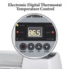 Optimus 30" Baseboard Convection Heater with Digital Display & Thermostat