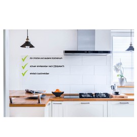 varivendo® Filter 11 mm thick, can be cut to size for cooker hood - extractor hood filter universal use - extractor filter - filter mat - cooker filter (set of 2)