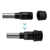 Evponk 1/2 Inch Shank Router Bit Collet Extension, Heavy-Duty Router
