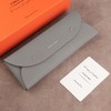 COGURE COPEN Pencil Case, Genuine Leather, Simple, Stylish, Unisex, Gift