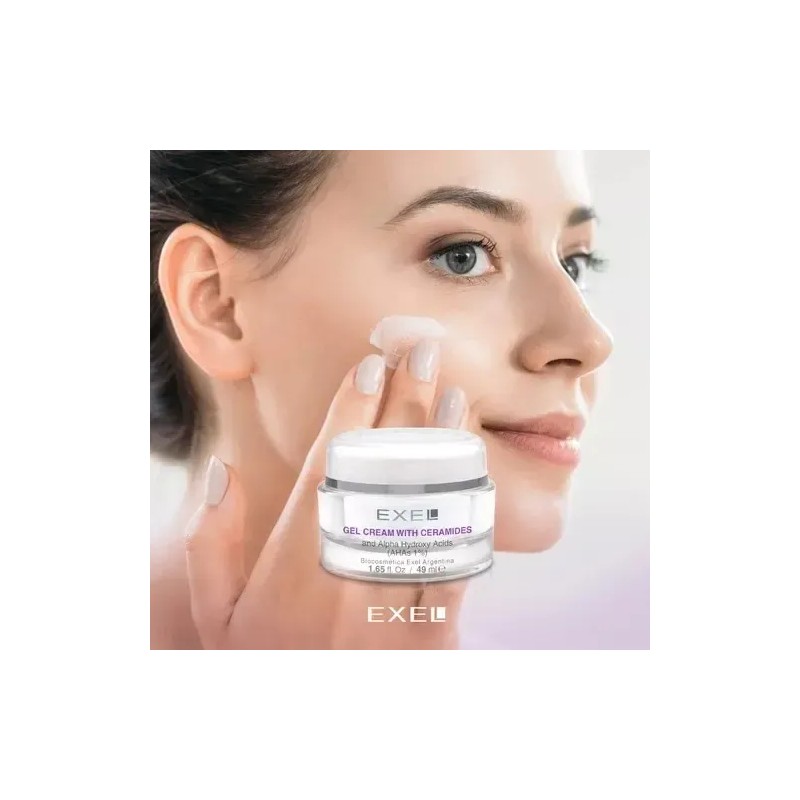 Gel Crema Con Ceramidas Hidratante Restaurador Cutaneo Exel 50 mL