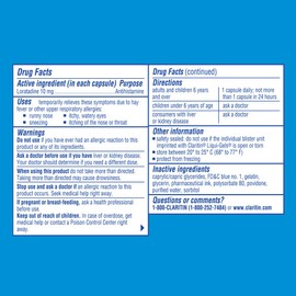 Claritin Allergy Liqui-Gels, 10 mg, 10 Count