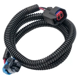 Caltric Fuel Injector Black Plug Mag Side for Polaris Ranger Crew 800 4X4 11-2014