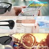proSPORT Bifocal Sunglasses +2.50 Black Frame Smoke Lens Unisex Lightweight