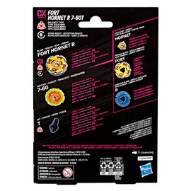 Bey Blade X Fort Hornet R 7-60T CX - Juego de iniciación Takara Tomy Balance Type Parte Superior y Lanzador, Juguetes de Juego de Battling Tops, a Partir de 8 años