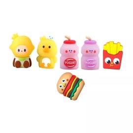 kuki 4pz De Sacapuntas Diseños Y Modelos Mixtos Papelería Kawaii