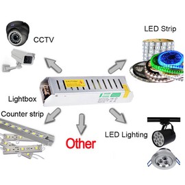 LED Sone 12V 12.5A 150W Switch Power Supply Driver Power Transformer for CCTV camera Security System LED Strip Light (150W 12.5A)