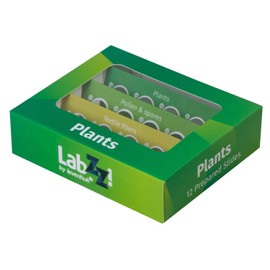 Levenhuk LabZZ P12 Plants Educational Prepared Microscope Slides Set of 12 Biological Samples for Kids with Curiosity for Botany