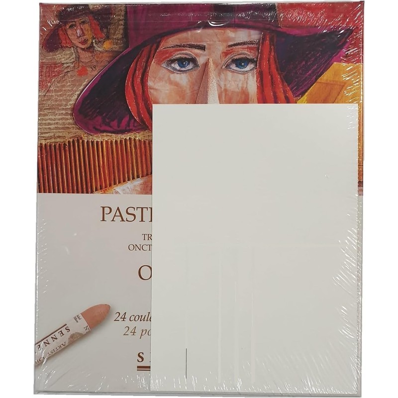 Sennelier Pastels Oil 24 Colours Portrait - Made in France