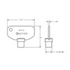 Southco Barrel Key E3-5-15 for RV, Motorhome, Campers (E3-26-715-15)