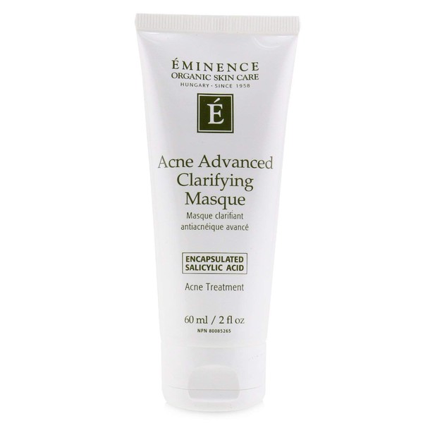 Eminence Organic Skincare Acne advanced clarifying masque 2 oz 60 ml, 2.0 Ounce