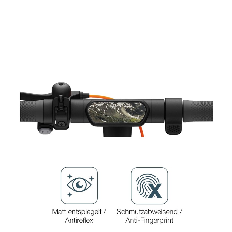 dipos I 4x Schutzfolie matt passend für Ninebot eKickScooter E2