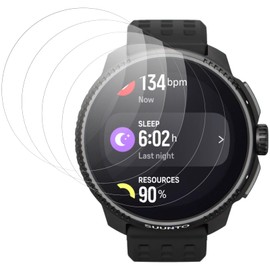 Joeyu (4 Pack) Protective Screen for SUUNTO Race,9H Hardness, Anti-Shatter, No-Bubble, Scratch Resistant, Vidrio Templado Para