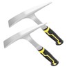 2 Pack 30oz Weeding Mattock Hoe, Small Rock Pick Axe