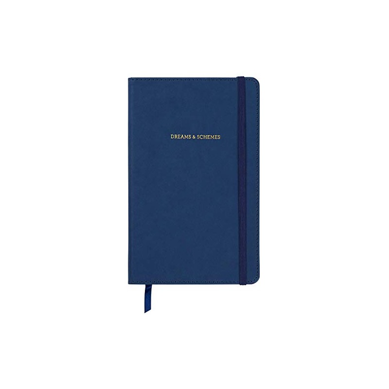 C.R. Gibson Blue Leatherette "Dreams and Schemes" Journal Notebook for
