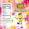 SourZap Sour Belts Gummy Candy | 8-Ounce Pack | Pink