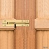 TERF Polished Brass Barrel Slide Lock 63mm [2.5''] Door Latch