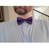 Alizeal Mens Gradient Paisley Bow Tie Pre Tied Pocket Square
