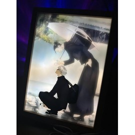Geto & Gojo LED  Painting Light  Artwork Night Light photo frame - - size: 9.1‘’X2.8‘’