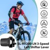 Relwears 3 Speed Shifter Lever, SL-RV200-LN Bicycle Left Twist Friction