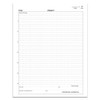 BookFactory Scientific Notebook, Black, 96 Pages, Grid Format, 8.875x11.25 Inches