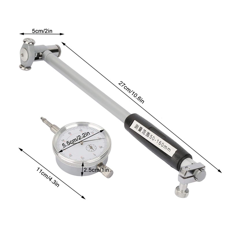 Dial Gauge Diameter 50-160 mm Inner Diameter Calibrator Engine Cylinder