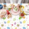 Xinvery Easter Tablecloth,Easter Party Tablecloth Colourful Egg Cartoon Table Cover