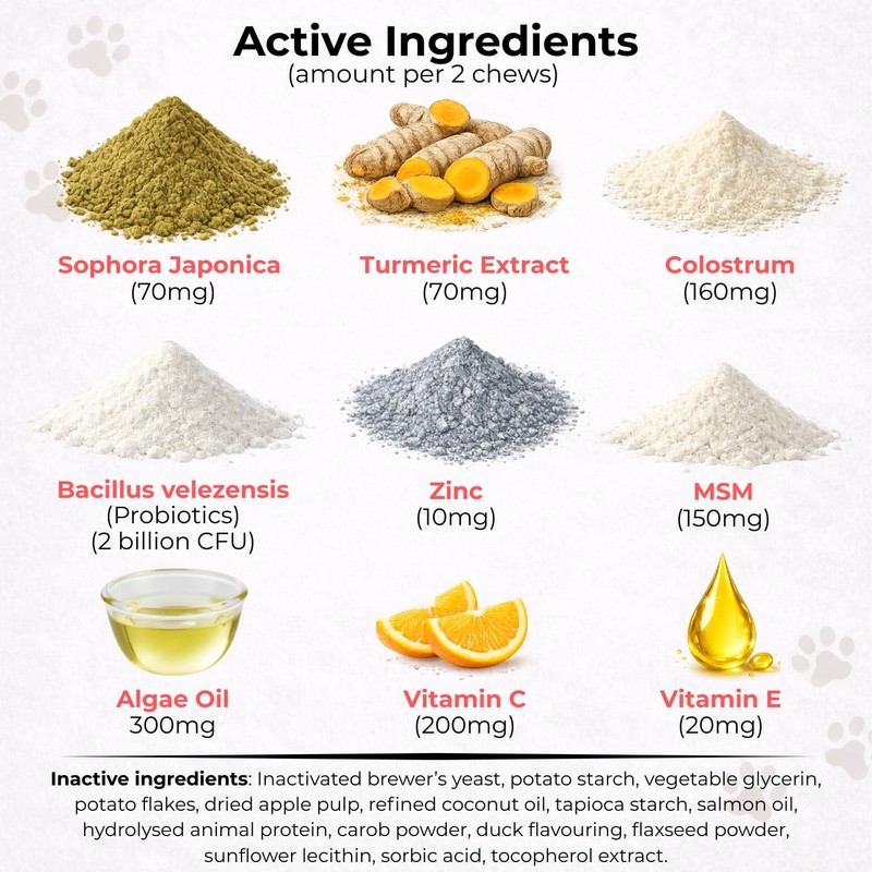 EQ K9 Anti Itch & Allergy Treats for Dogs |