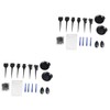 minkissy 2 Sets salon dye comb balayage brush hair applicator