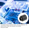 MECCANIXITY Male to Female Extender Fitting Black G1/4 x 20mm