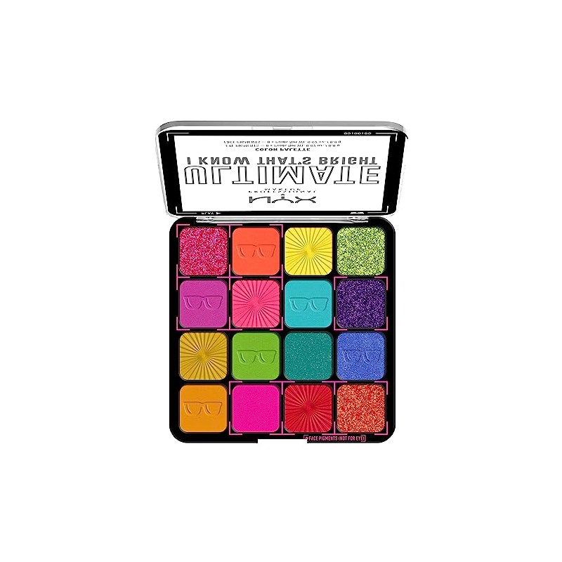 NYX PROFESSIONAL MAKEUP, Paleta de Sombras Definitiva, Paleta de Sombras