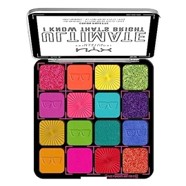 NYX PROFESSIONAL MAKEUP, Paleta de Sombras Definitiva, Paleta de Sombras de Ojos - Sé Que Es Brillante