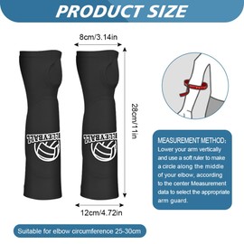 YZROHYI 1 Pair of Arm Sleeves Volleyball Arm Protectors Adults Children, Arm Sleeves Volleyball Accessories, Arm Warmers Sports, Forearm Protection Volleyball Hand Protection, Forearm Protectors