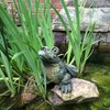 Toad Hollow Large Standing Gator Home & Garden Alligator Statue