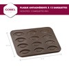 Gobel Non-Stick 12 Hole Boat-Shaped Mould Baking Tin 12 x