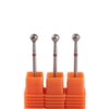 MZCMSL 3 brocas de punta de bola de 5 mm,