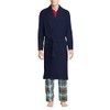 Lands' End Men s Flannel Robe Deep Sea Navy Regular