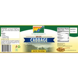 Mother Earth Products Dried Cabbage,10 oz